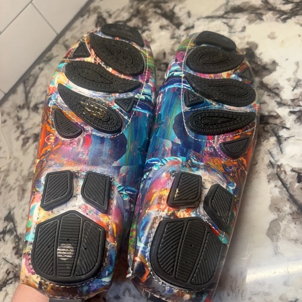 Robert Graham hand painted Skull drivers size 10.5